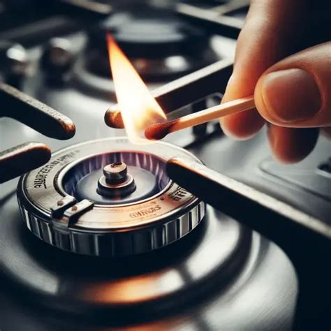 light pilot light on gas stove